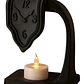 Portavelas Led-  Reloj Derretido - Miniatura 1