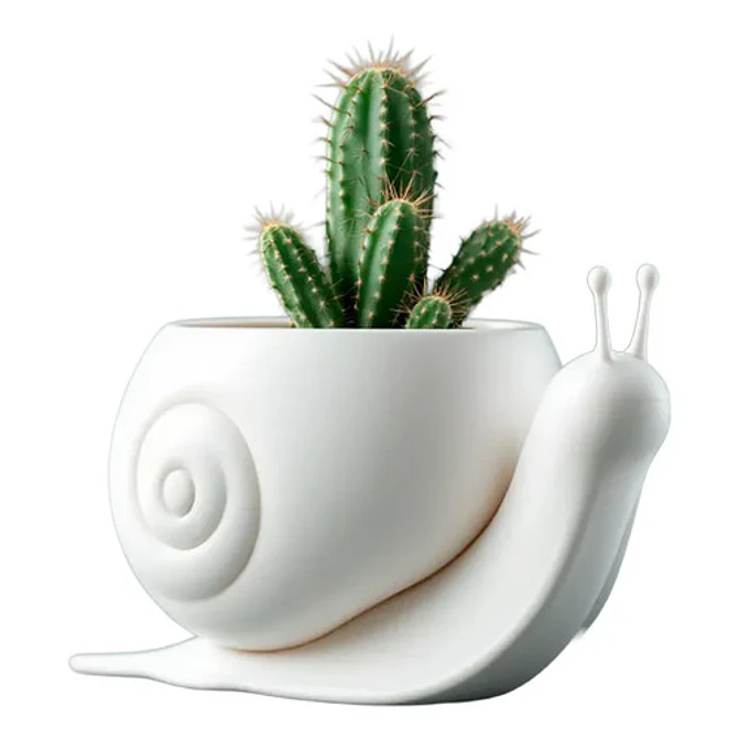 Macetero Decorativo - Caracol 1