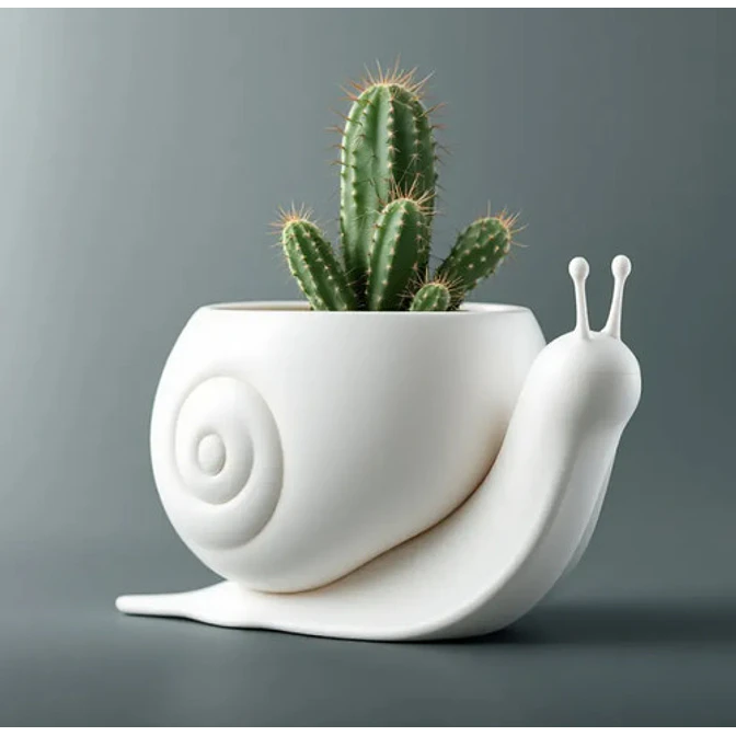 Macetero Decorativo - Caracol 2