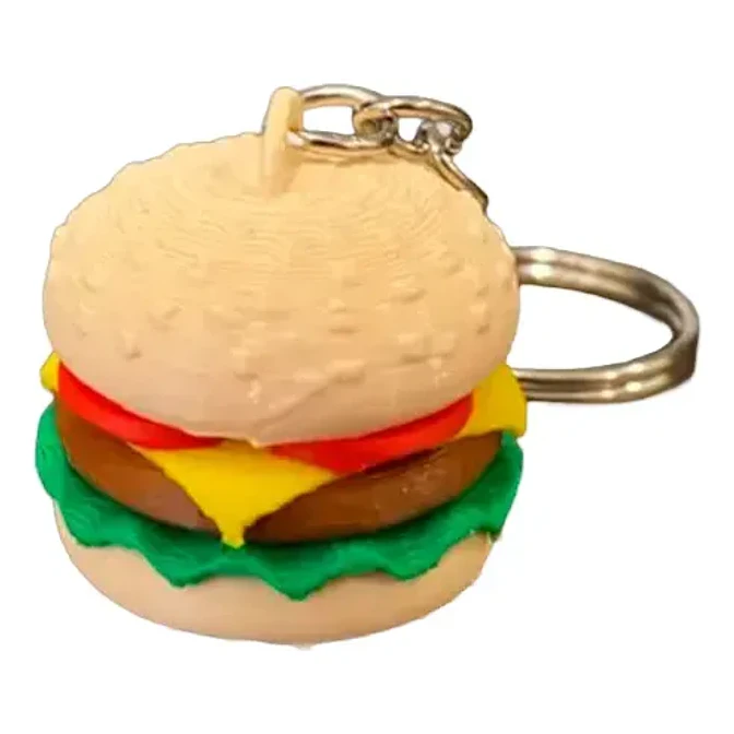 Llavero Diseño Hamburguesa 1