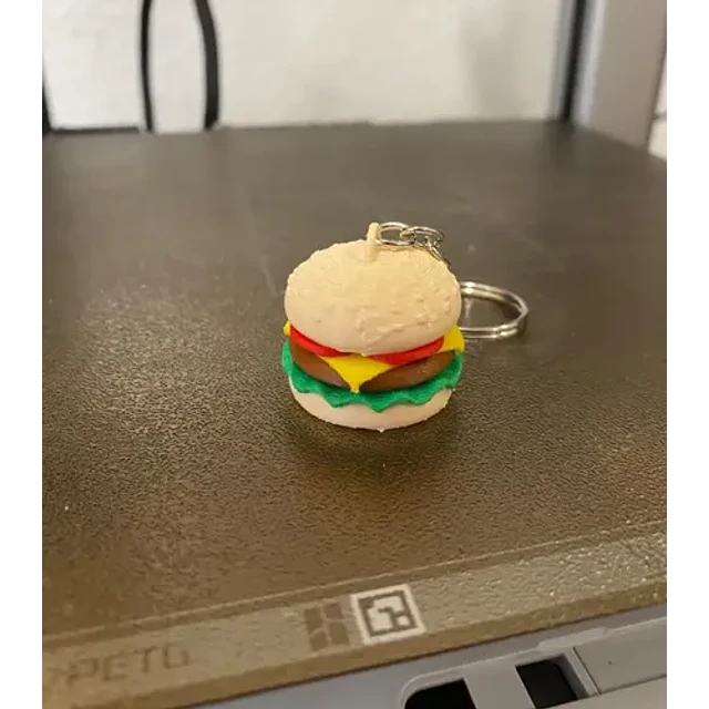 Llavero Diseño Hamburguesa
