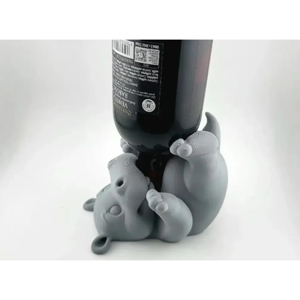 Porta Vino - Diseño Hipopótamo 2