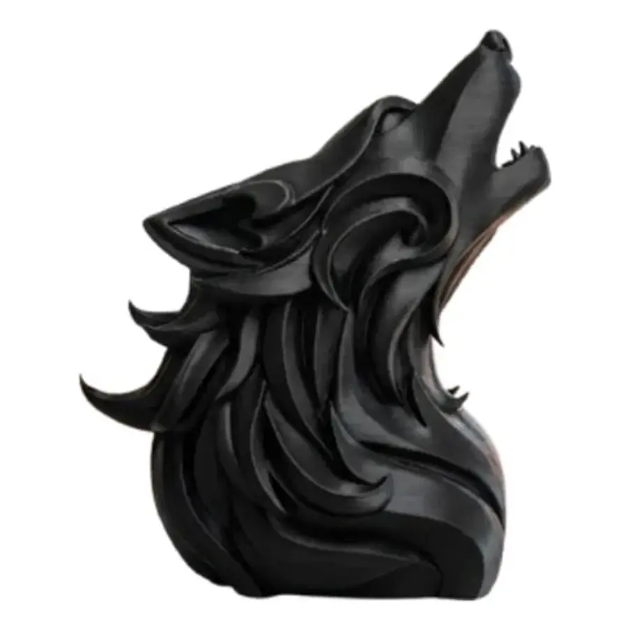 Escultura- Lobo Alfa Aullando