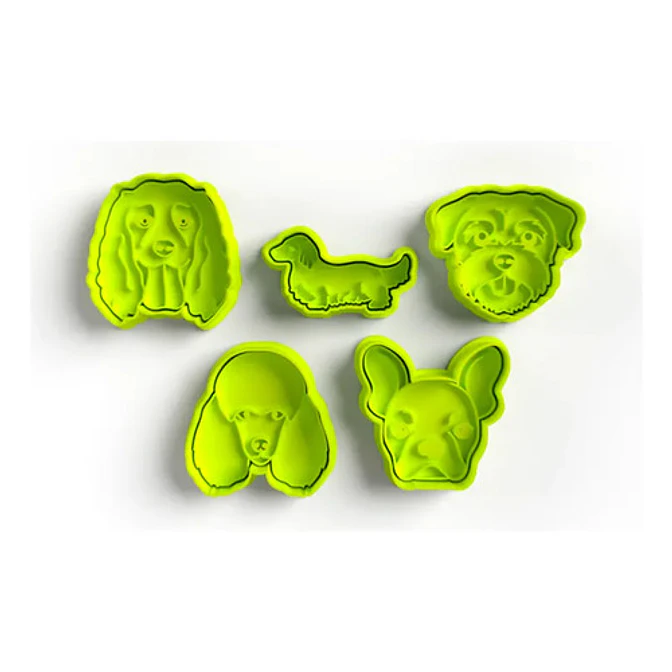 Cortadores De Galletas De Perros (pack 5 Un) 1