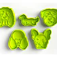 Cortadores De Galletas De Perros (pack 5 Un) - Miniatura 1