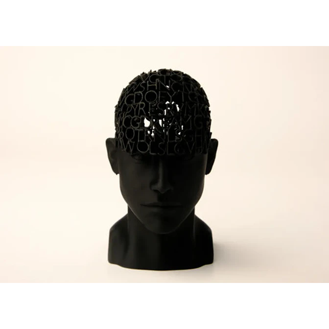 Escultura- Cabeza Pensativa 3