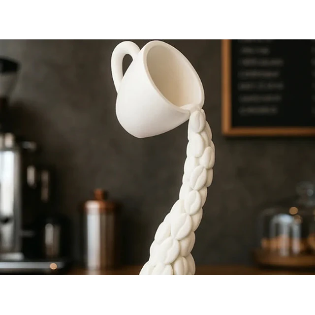 Escultura- Café Abstracta Flotante