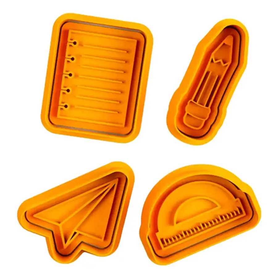 Cortadores De Galletas - Útiles Escolares (pack 4 Un)