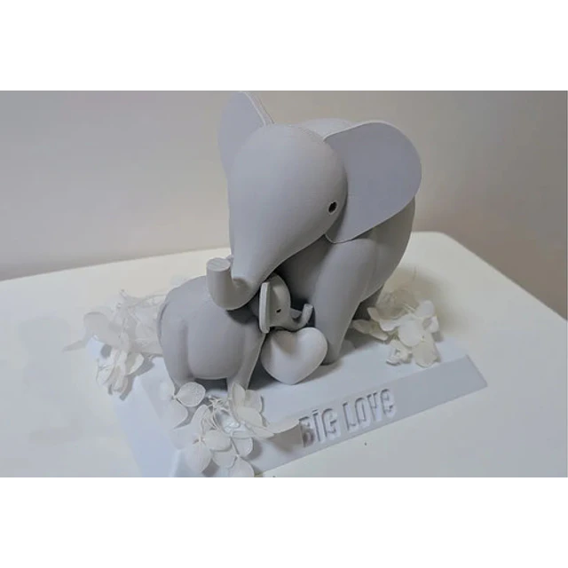 Escultura- Familia De Elefantes