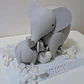 Escultura- Familia De Elefantes - Miniatura 2