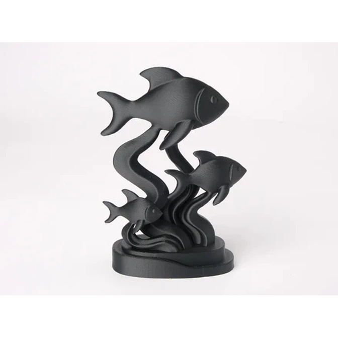 Escultura- Familia De Peces 2
