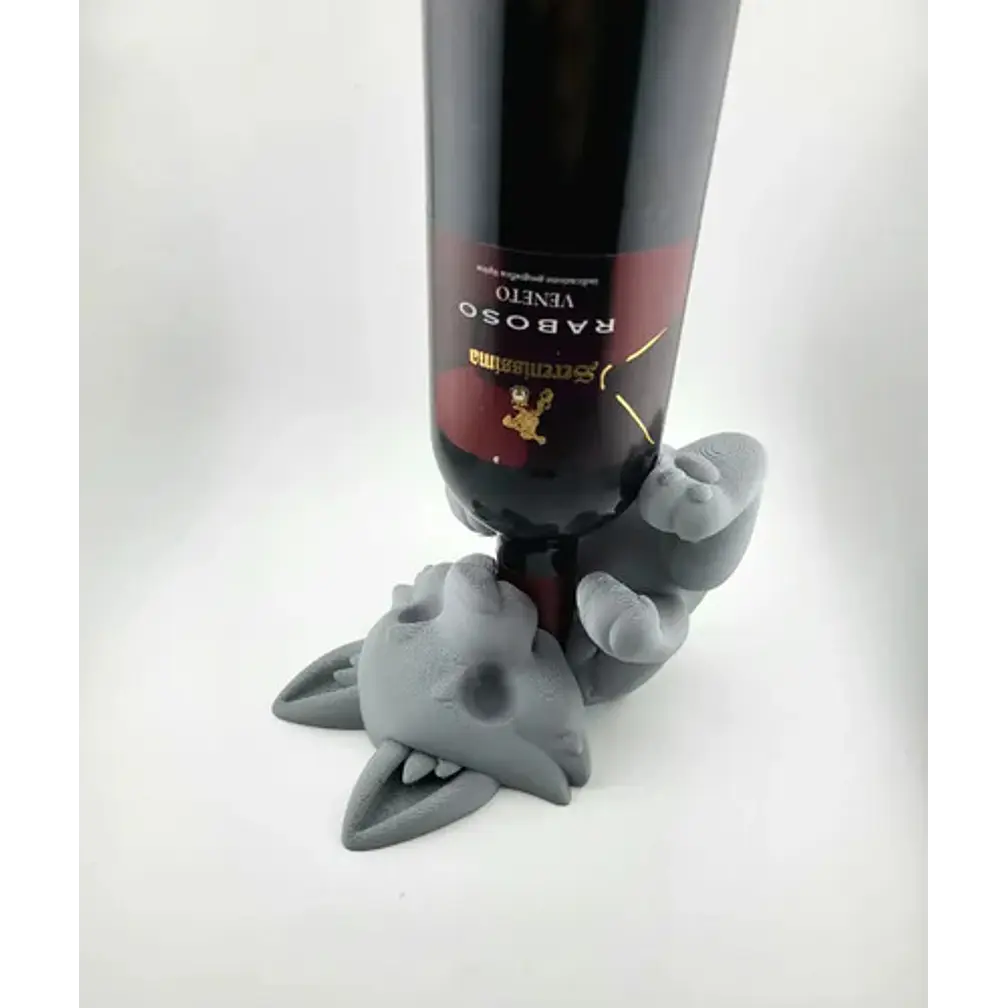 Porta Vino - Diseño Lobo 1