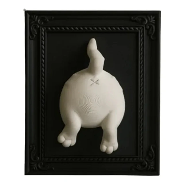Escultura De Pared- Cola De Gato