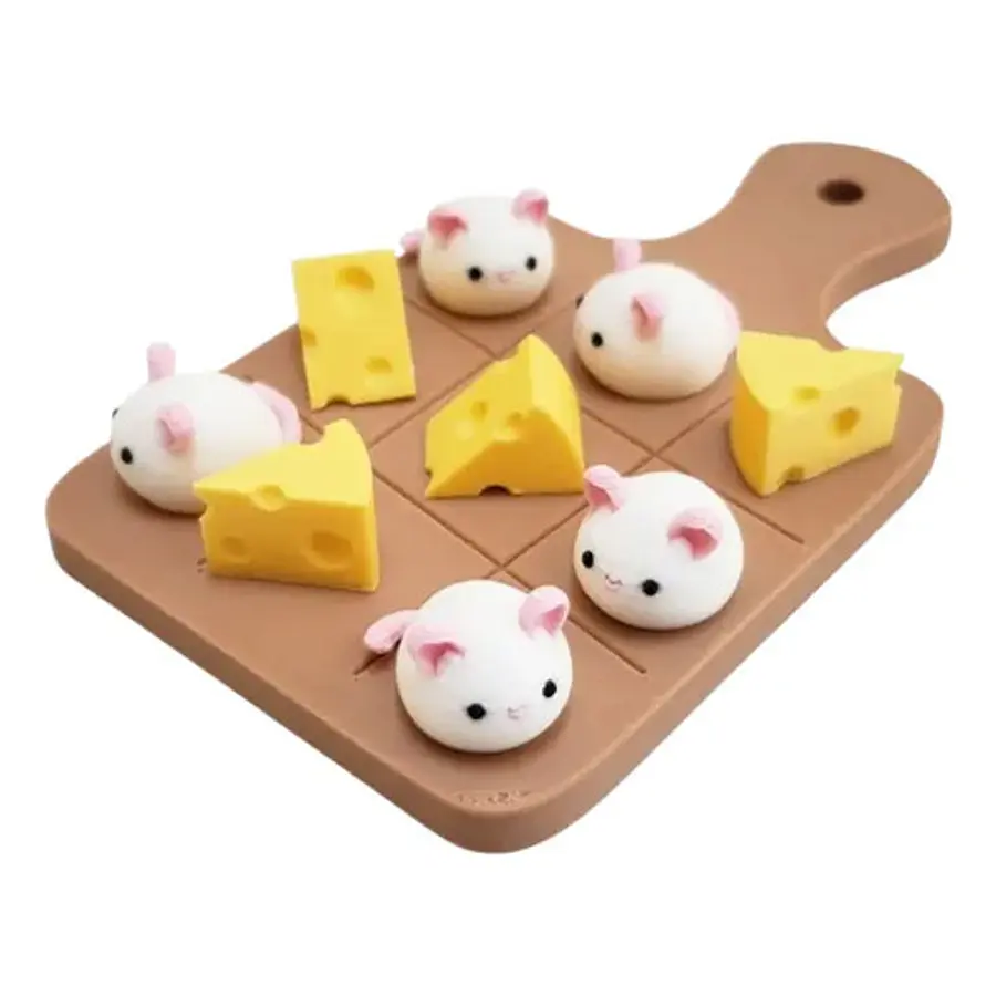Juego De Mesa De Tres En Raya - Queso Y Ratón