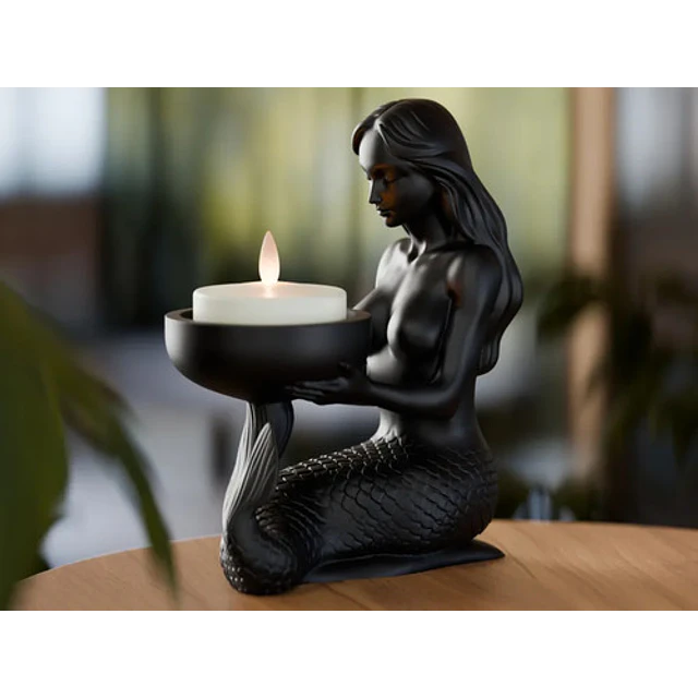 Portavelas Led- Sirena Relajada