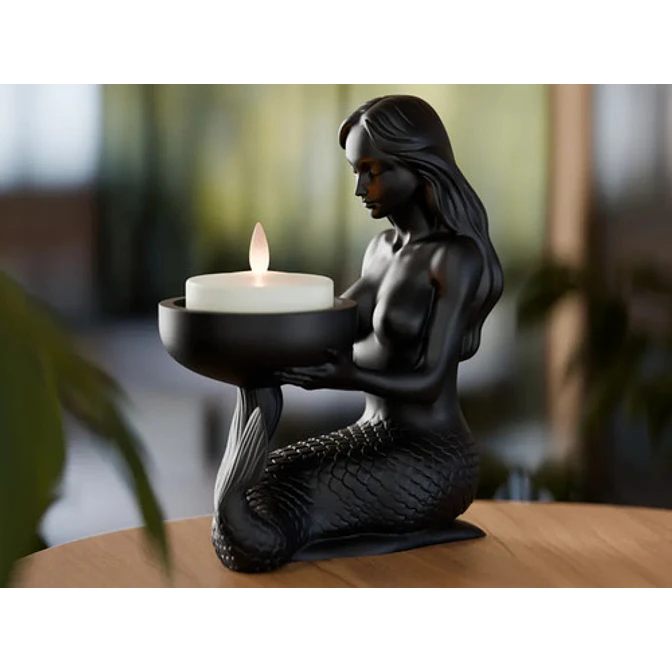 Portavelas Led- Sirena Relajada 2
