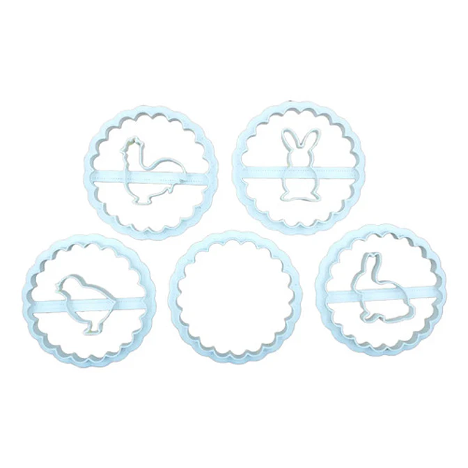 Cortadores De Galletas De Pascua (pack 5 Un) 1