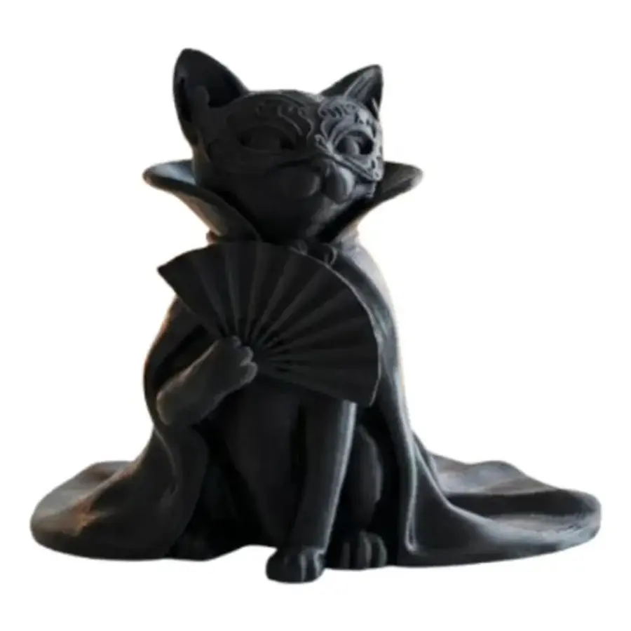 Escultura- Gato Elegante Vanidoso