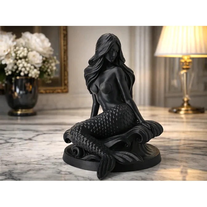 Escultura- Sirena Cabello Ondeante 3