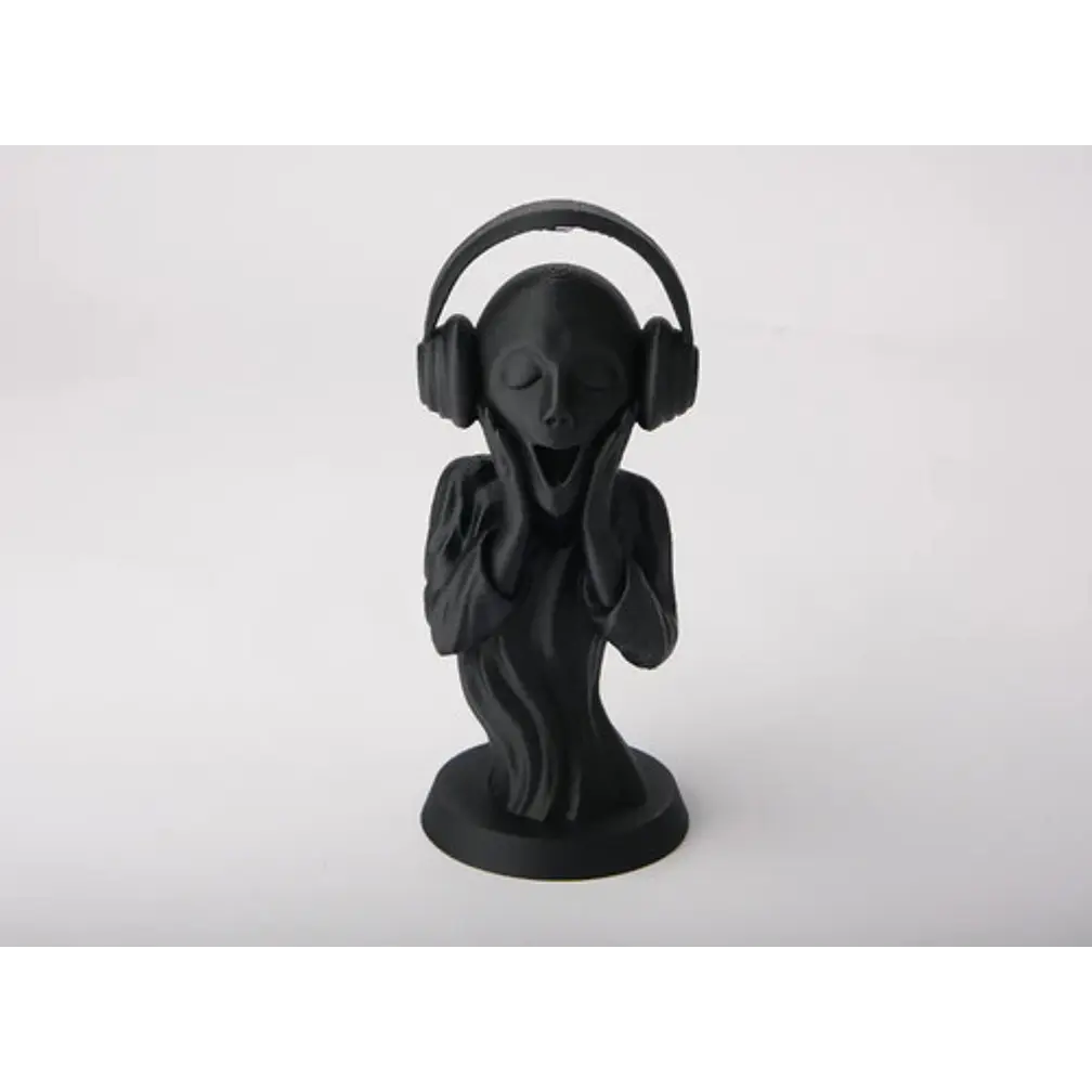 Escultura- El Grito Con Auriculares 2