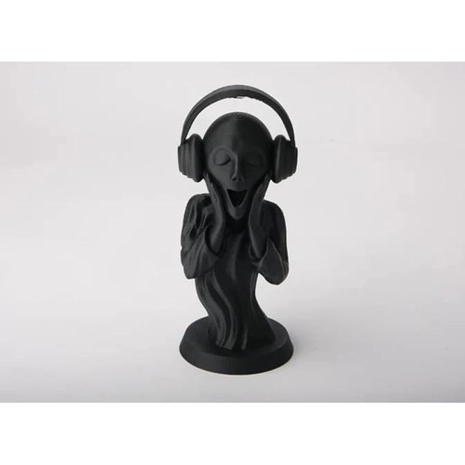 Escultura- El Grito Con Auriculares 2