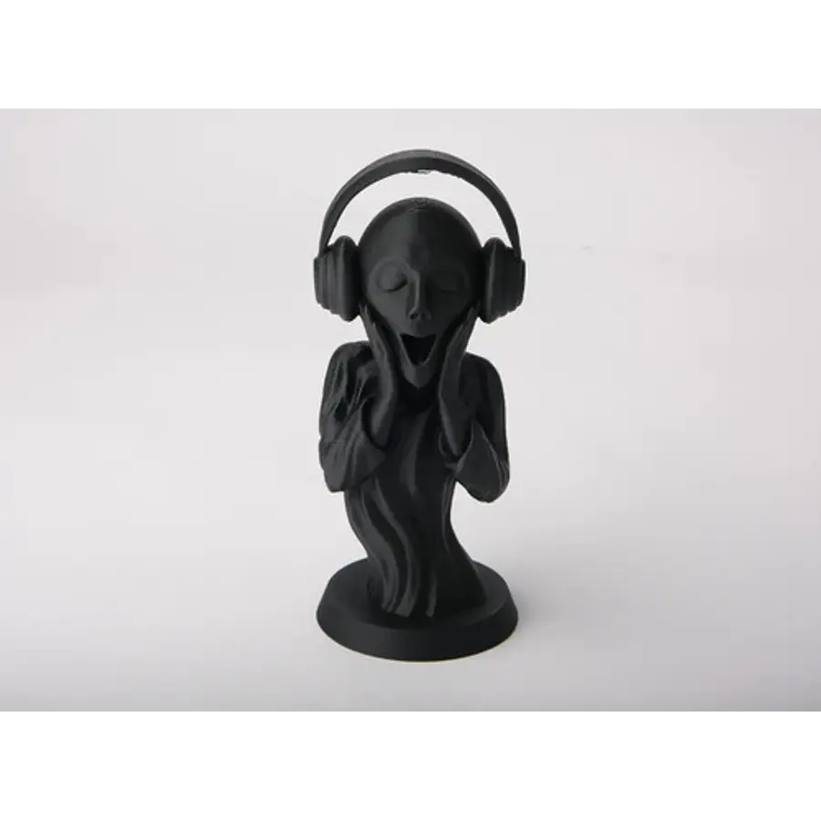 Escultura- El Grito Con Auriculares