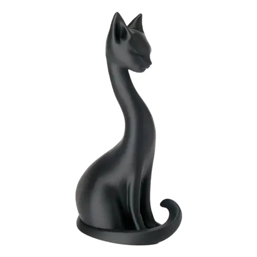 Escultura Gato Elegante Cuello Largo