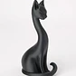 Escultura Gato Elegante Cuello Largo - Miniatura 3