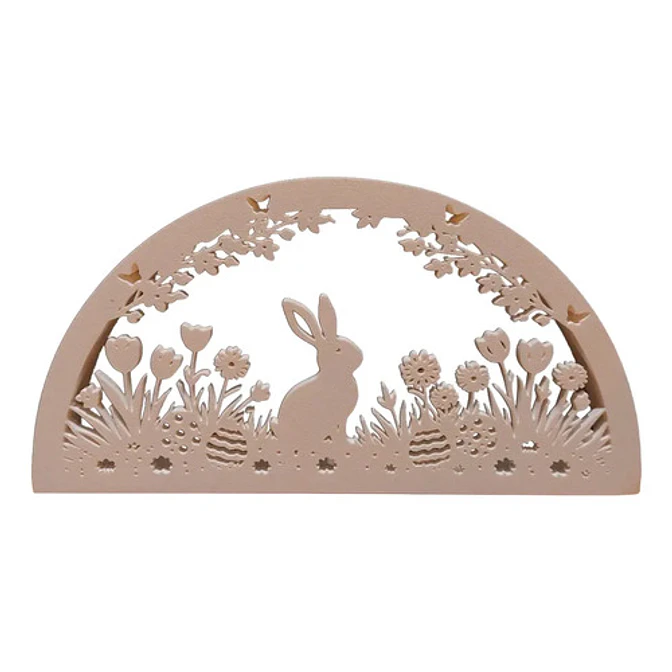 Decoración Estatua Silueta Conejo De Pascua 1