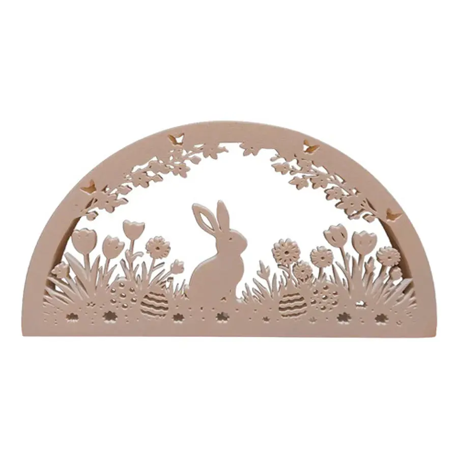 Decoración Estatua Silueta Conejo De Pascua