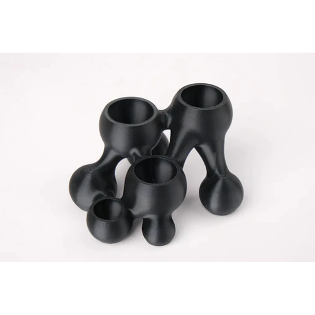 Portalápices Minimalista Negro De Escritorio