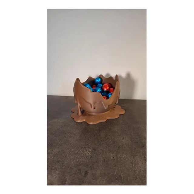 Canasta De Dulces De Chocolate De Pascua