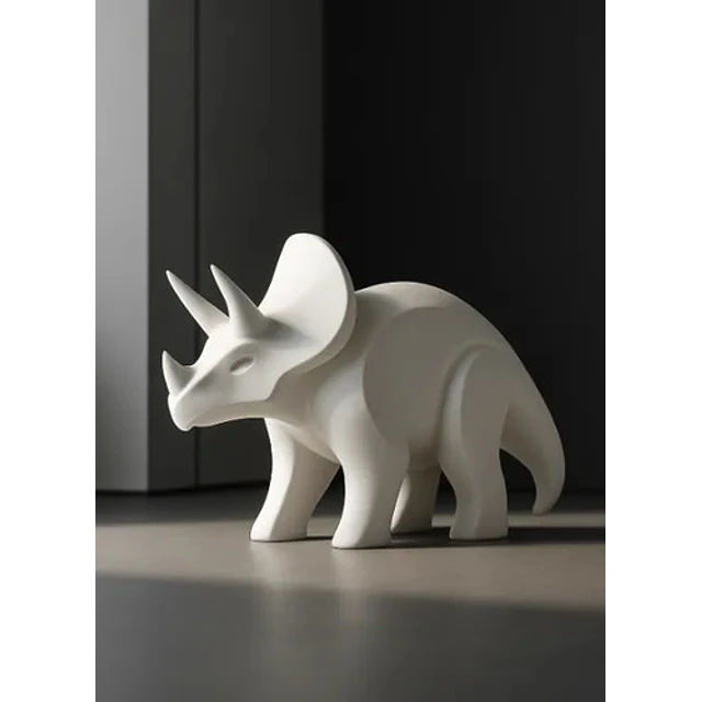 Escultura De Triceratops