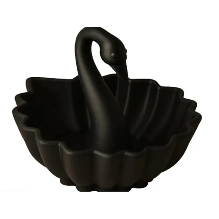 Bowl Elegante De Cisne Negro