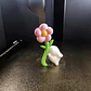Figura Decorativo De Conejito De Pascua Y Flores - Miniatura 2