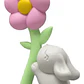 Figura Decorativo De Conejito De Pascua Y Flores - Miniatura 3