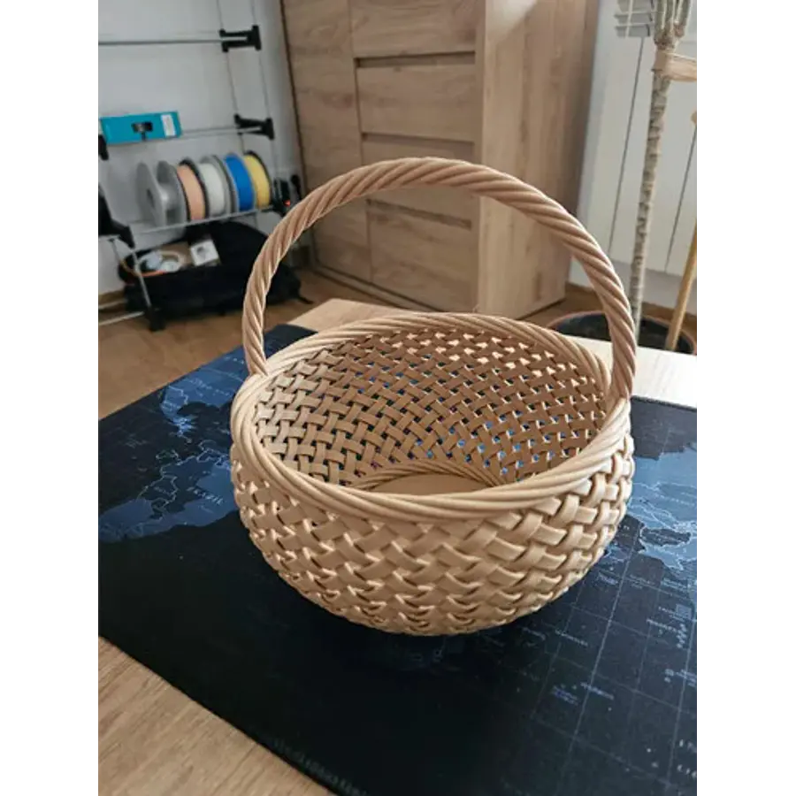 Canasto Tejido De Pascua