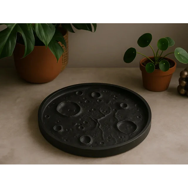 Bandeja Decorativa- Superficie Lunar