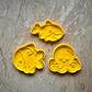 Cortadores De Galletas - Animales Marinos (pack 3 Un) - Miniatura 3