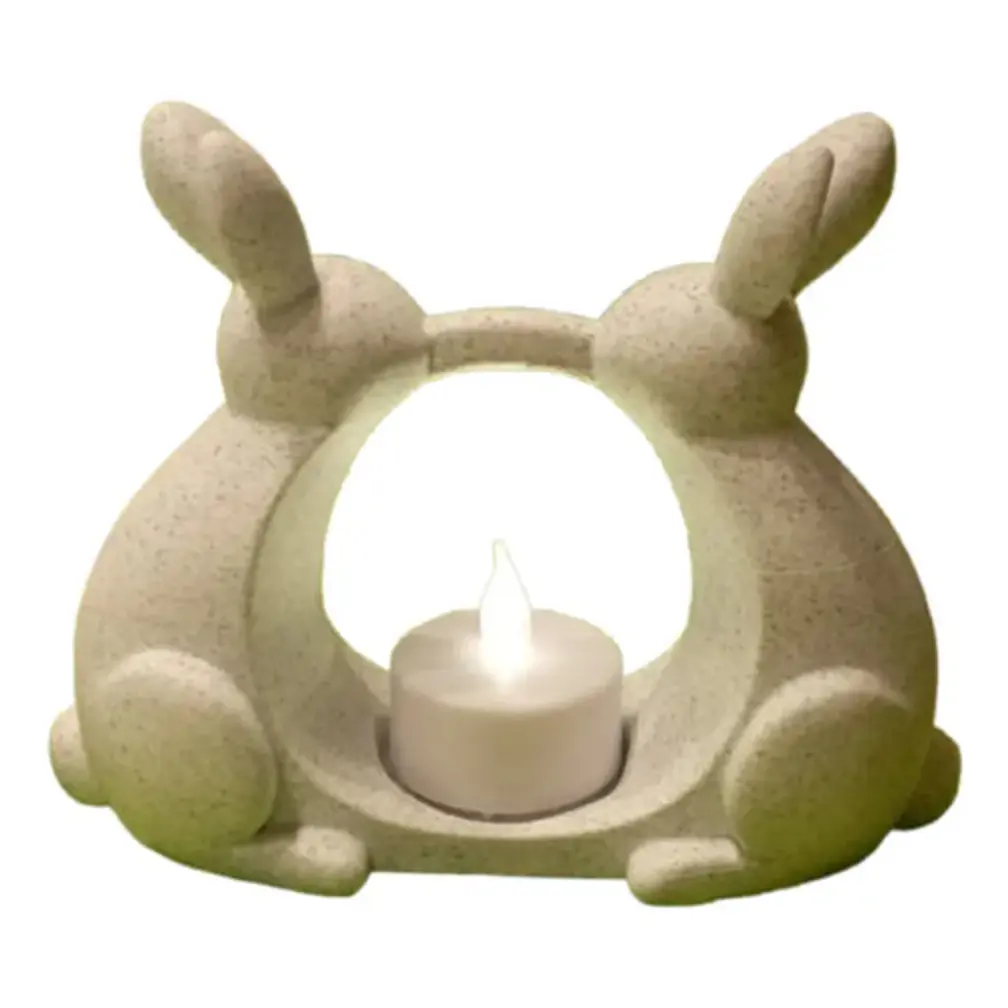 Portavelas Led- Conejo De Pascua 1