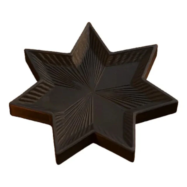 Bandeja Decorativa De Estrella Negra