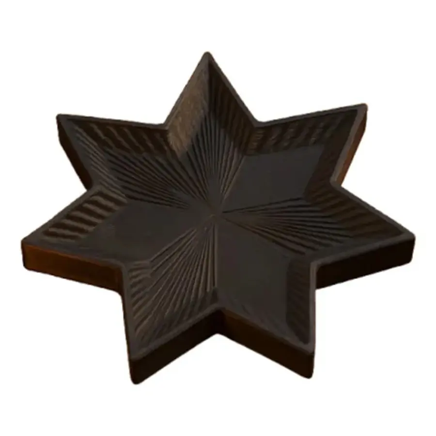 Bandeja Decorativa De Estrella Negra