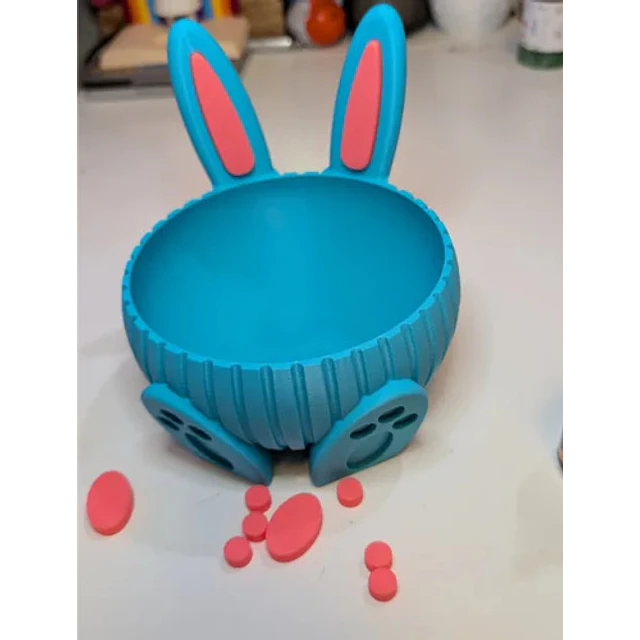 Bowl En Forma De Conejo De Pascua