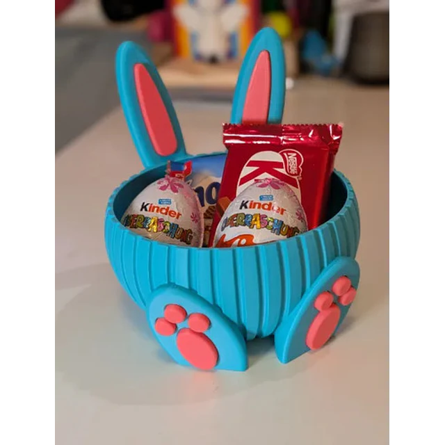 Bowl En Forma De Conejo De Pascua