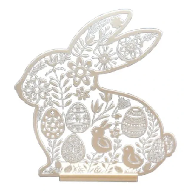 Decoración Silueta De Conejo De Pascua