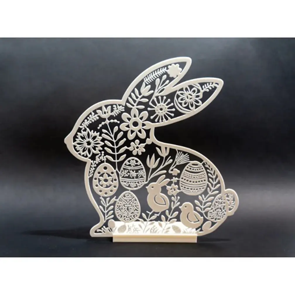 Decoración Silueta De Conejo De Pascua 4