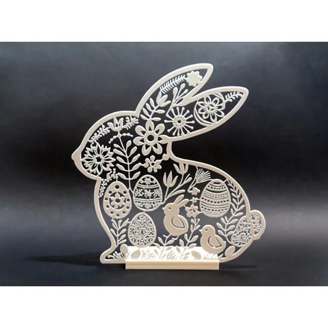 Decoración Silueta De Conejo De Pascua 4