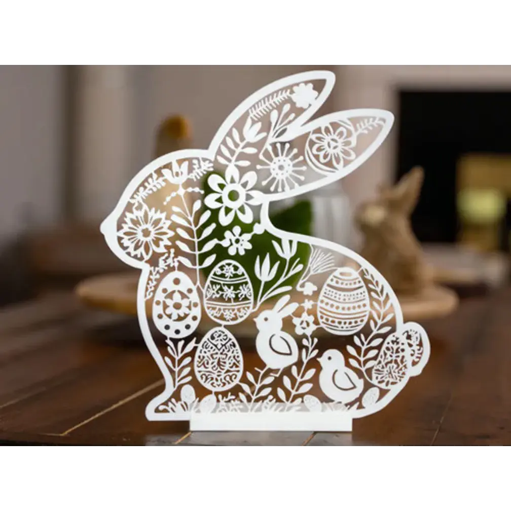 Decoración Silueta De Conejo De Pascua 5