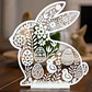 Decoración Silueta De Conejo De Pascua - Miniatura 5