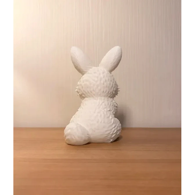 Escultura De Conejo De Pascua Con Corazón 5